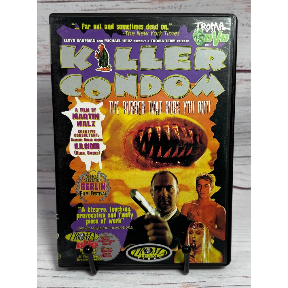 Killer Condom DVD Troma Team Video Martin Walz H.R. Giger Cult Horror Comedy